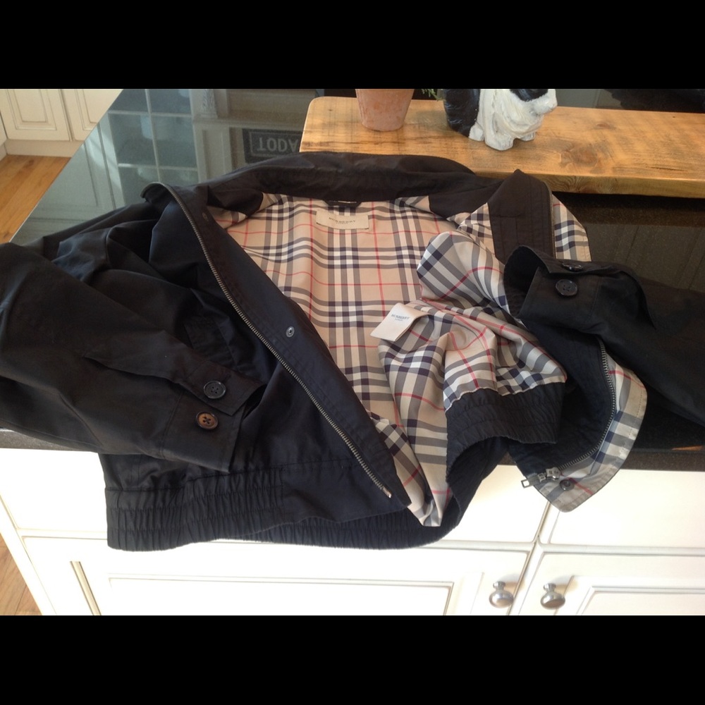 Mens Burberry golf style jacket